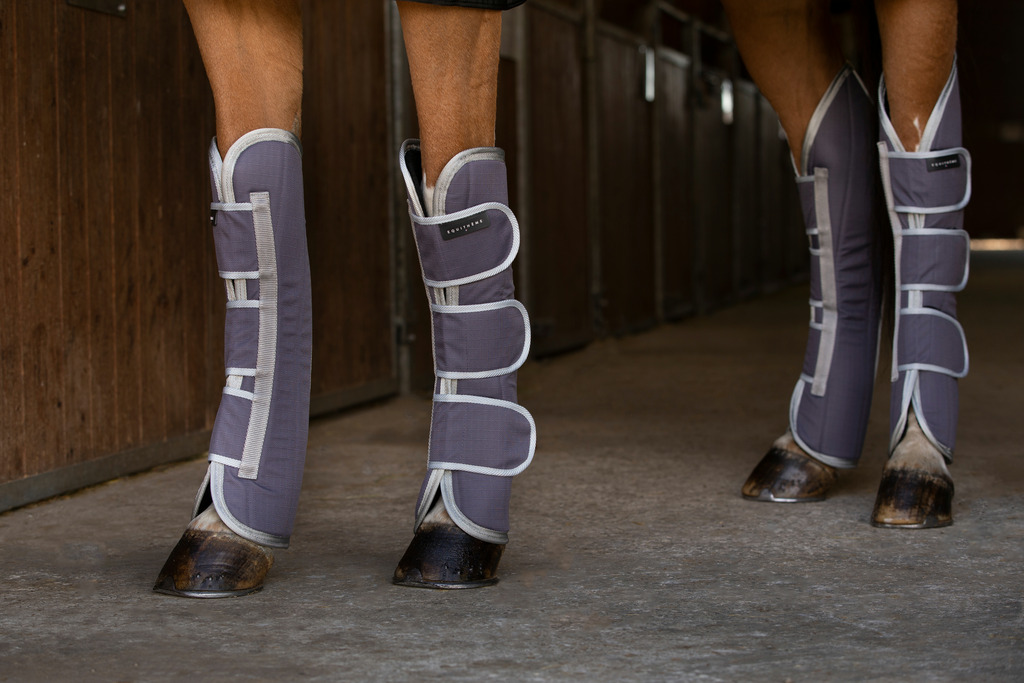 EQUITHEME 'TYREX 1200D' Recycled Transportskydd Taupe (Ponny)