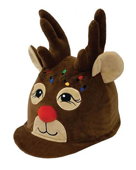 EQUETECH Rudolph Reindeer- Helmet Cover 