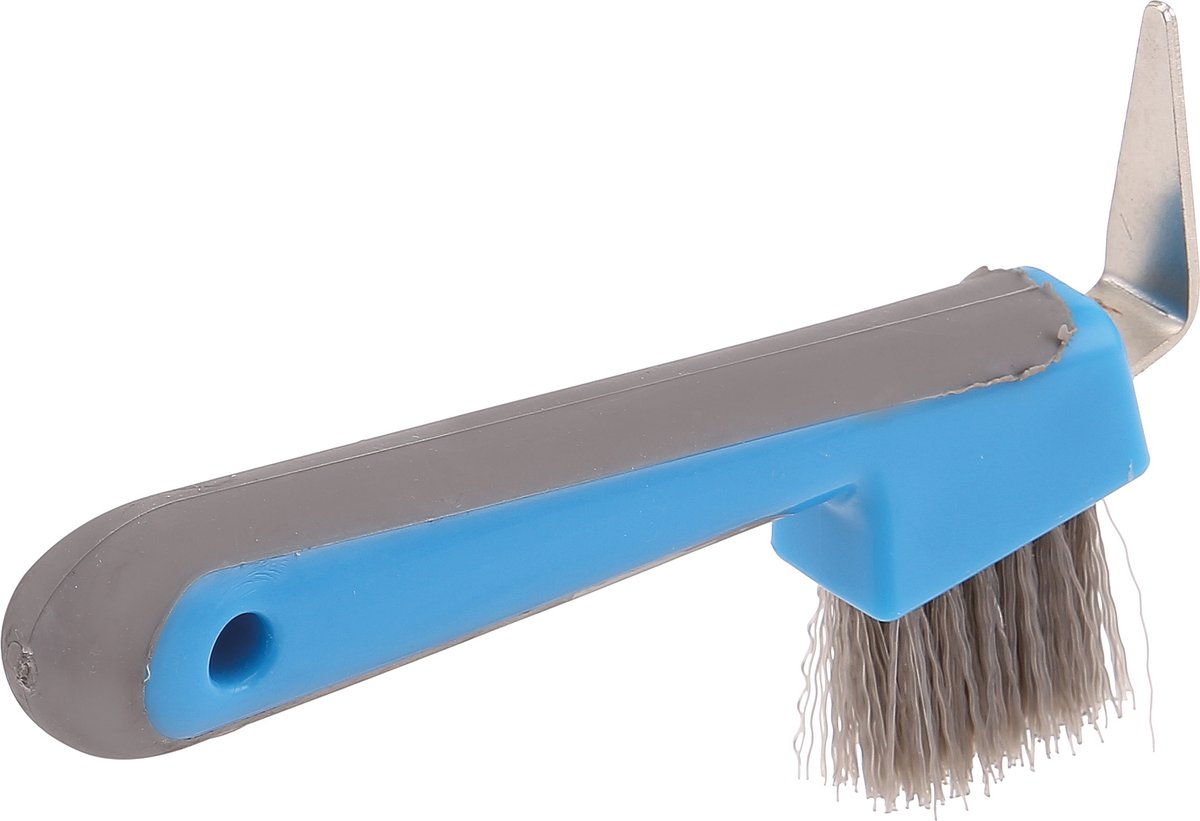 HorseGuard Ag+ hoof pick with soft grip - Blue