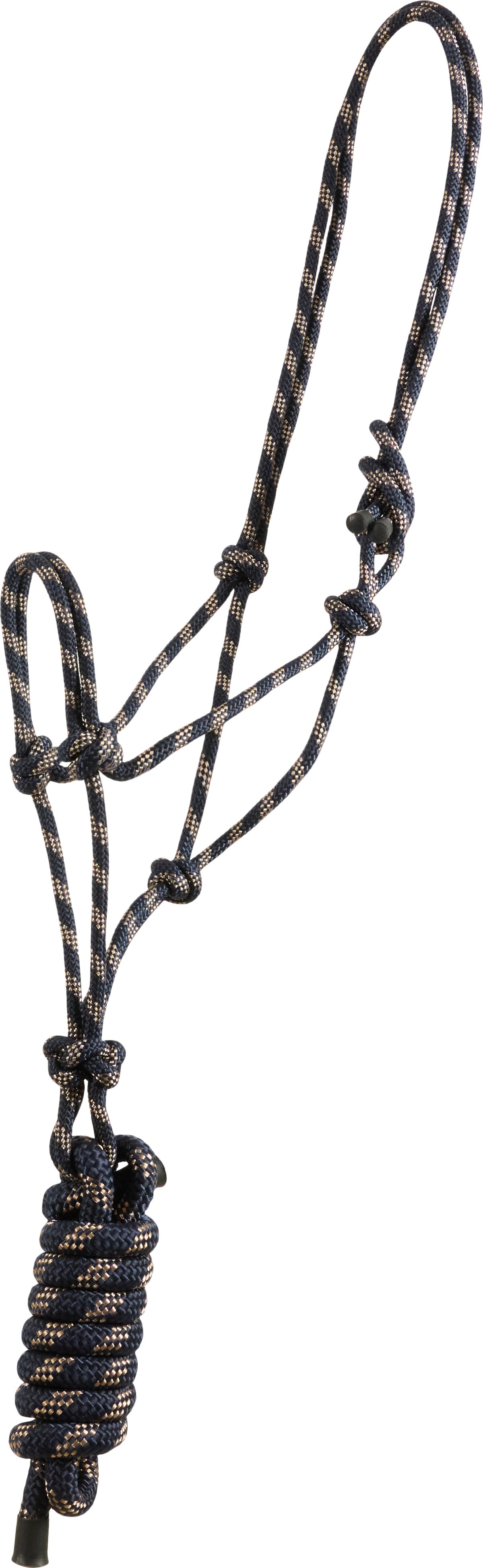 HorseGuard Rope halter with lead - Navy