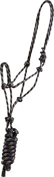 HorseGuard Rope halter with lead - Navy