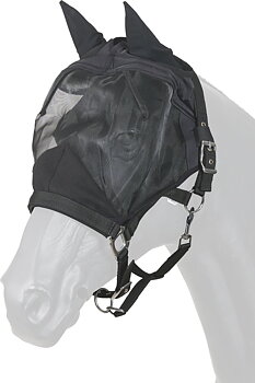 HorseGuard Horseguard Insect halter with mesh - Black