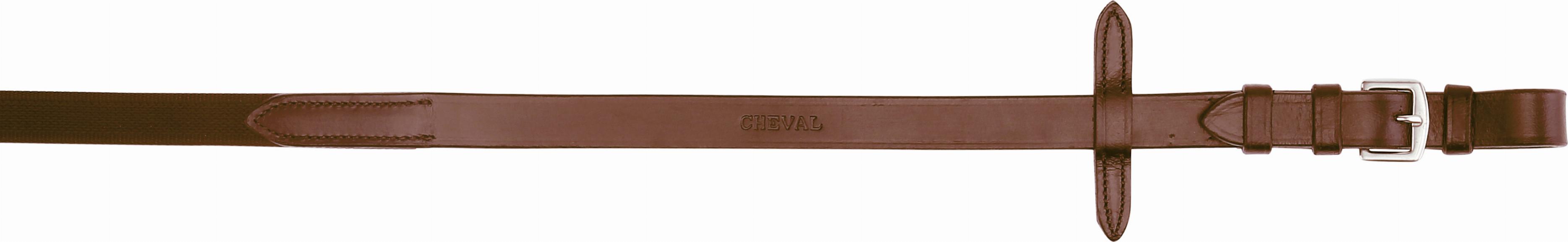 HorseGuard Cheval Supergrip Tygel, 18 mm - Brun