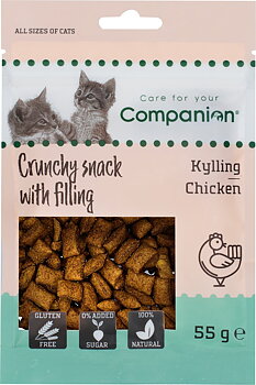 Companion Cat Crunchy täytteellä - kana