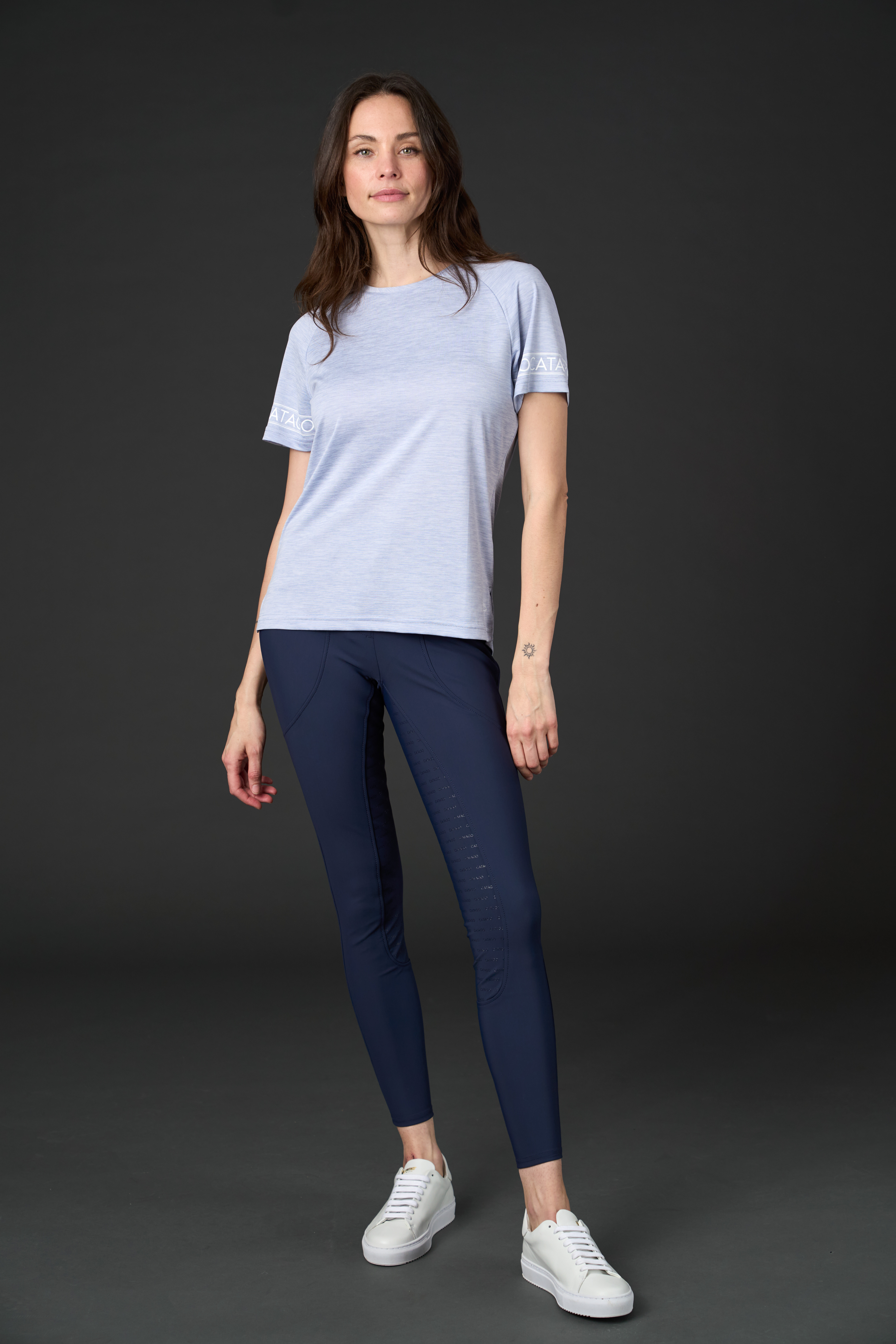 Catago Riga Short Sleeve T-Shirt - Xenon Blue Melange - 3