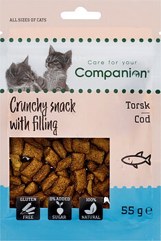 Companion Cat Crunchy täytteellä - turska