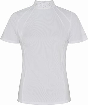 Equipage Krystal Short Sleeve Competition Top - White