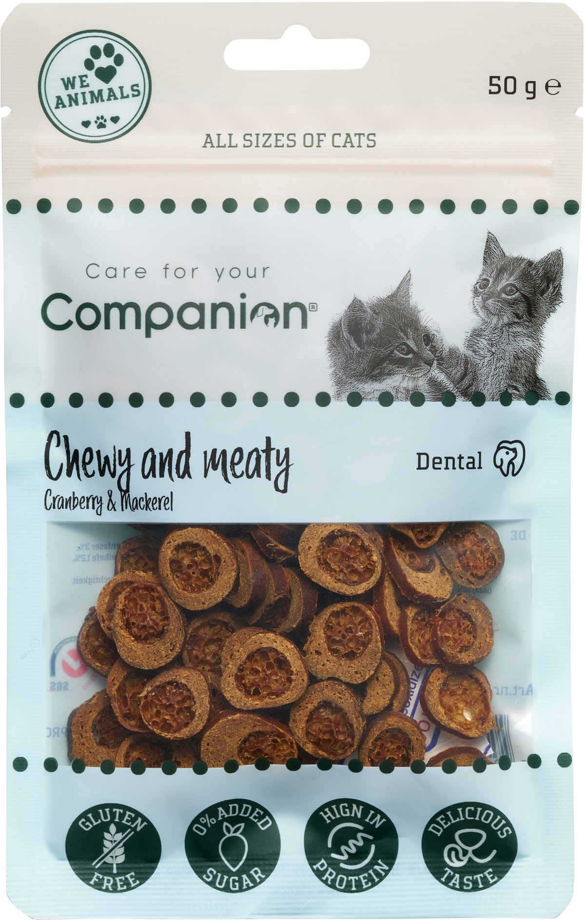 Companion KAT soft chew with mackerel & cranberries