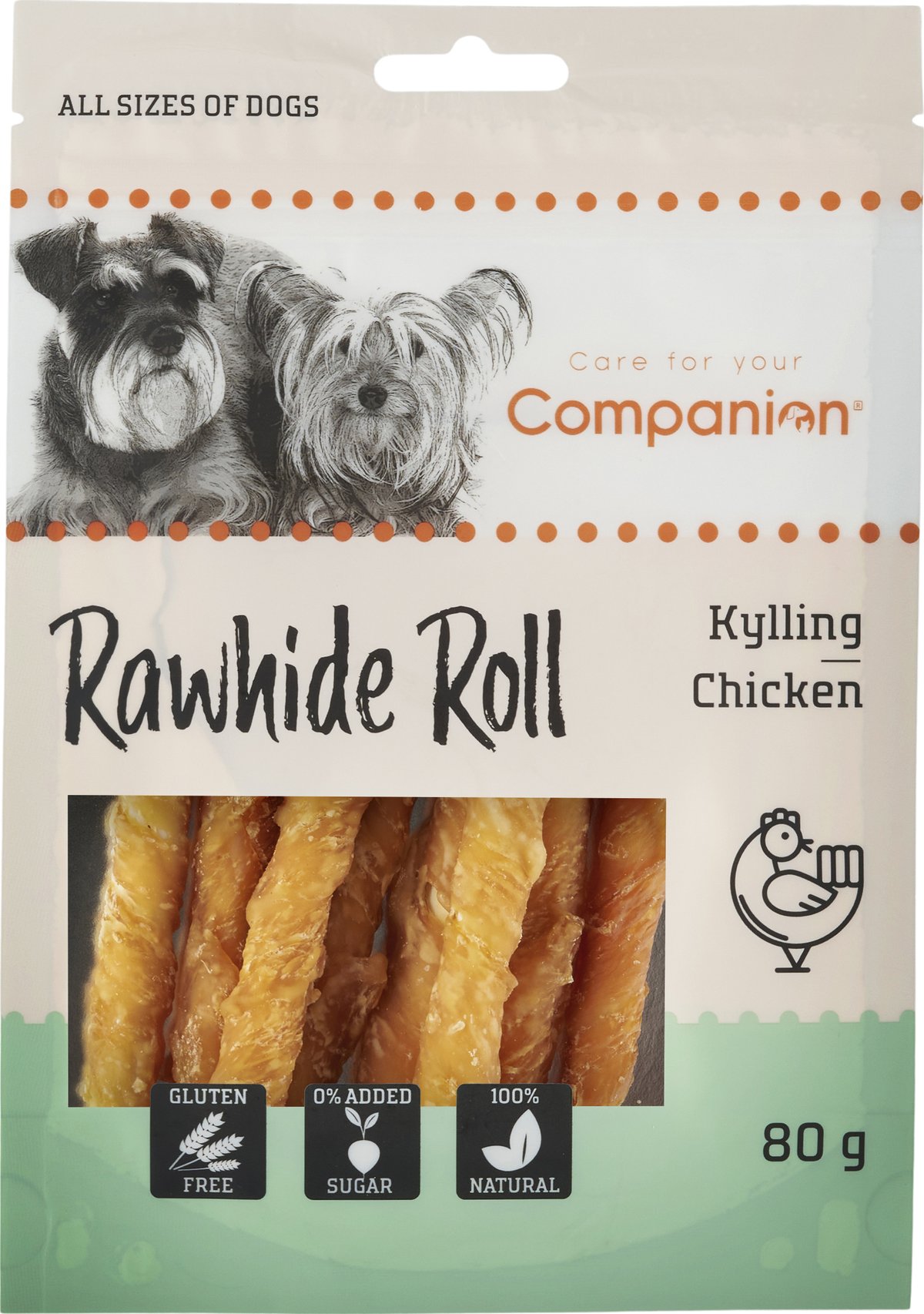 Companion Rawhide Roll Chicken