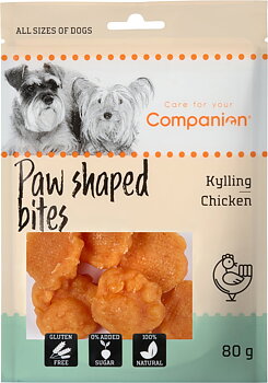 Companion Paw Shape Bites - Huhn
