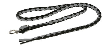 Covalliero American Lead Rope - Black & Gray