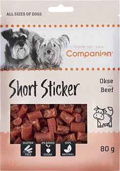 Companion Short Sticker, nötkött