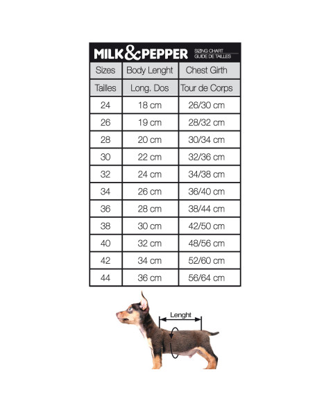 Milk & Pepper – Skipper Hoodie ‑pusero koiralle - 4