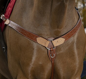 RANDOL’S 'Two Tone' Breastplate Chestnut/Natural