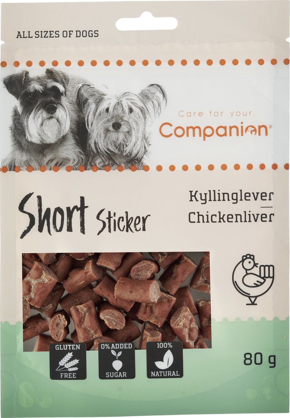 Companion Short Sticker (kananmaksa)