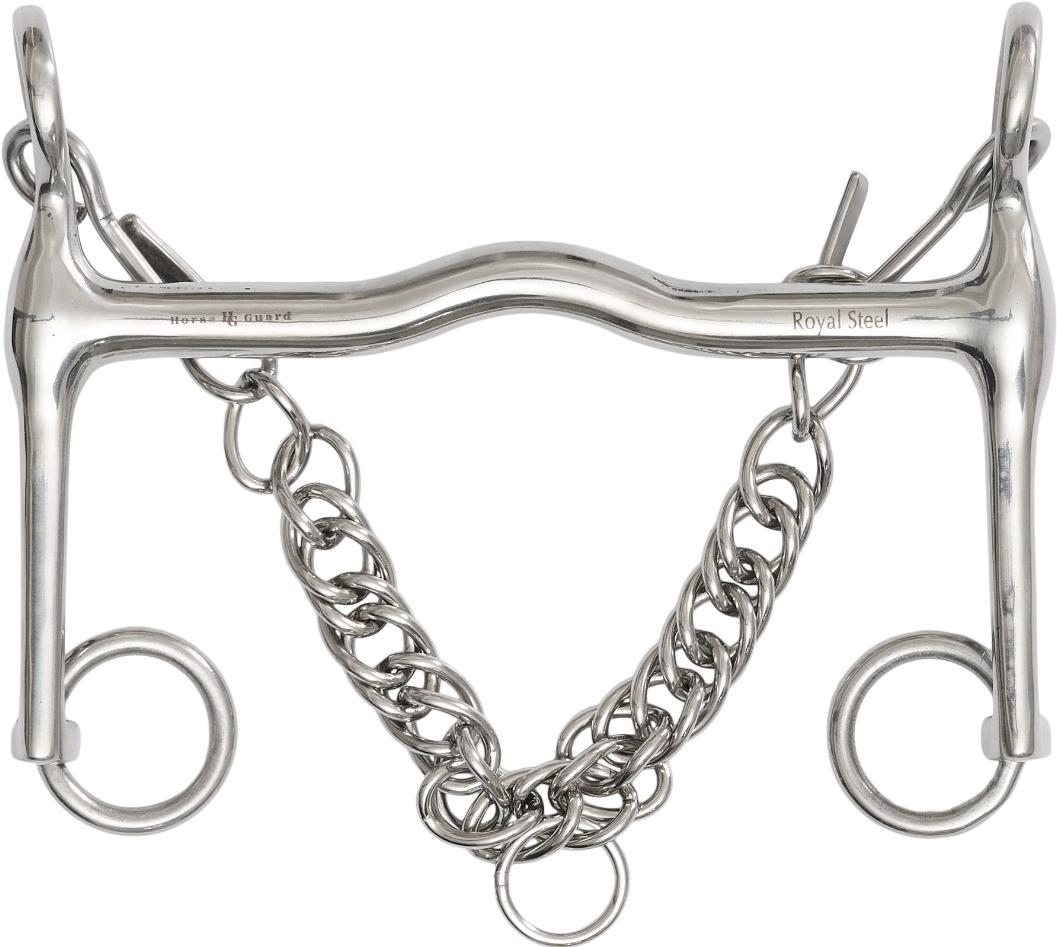 HorseGuard Weymouth Bit (13 mm, 7 cm shanks)