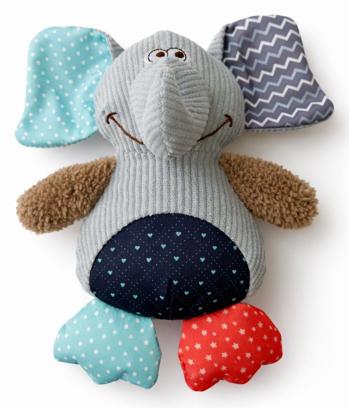 Companion patchwork toy, elephant
