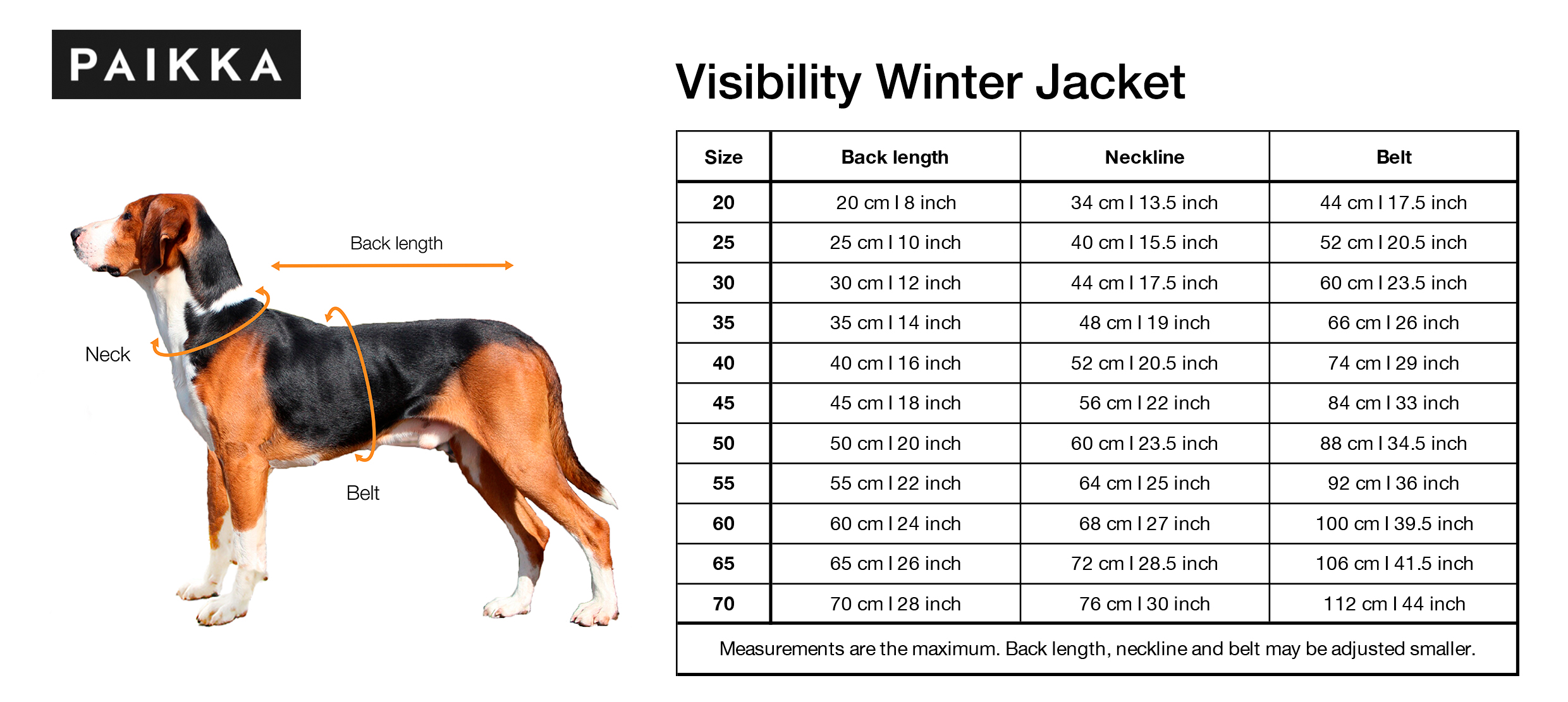PAIKKA Visibility Winter Jacket Hundtäcke - Jungle