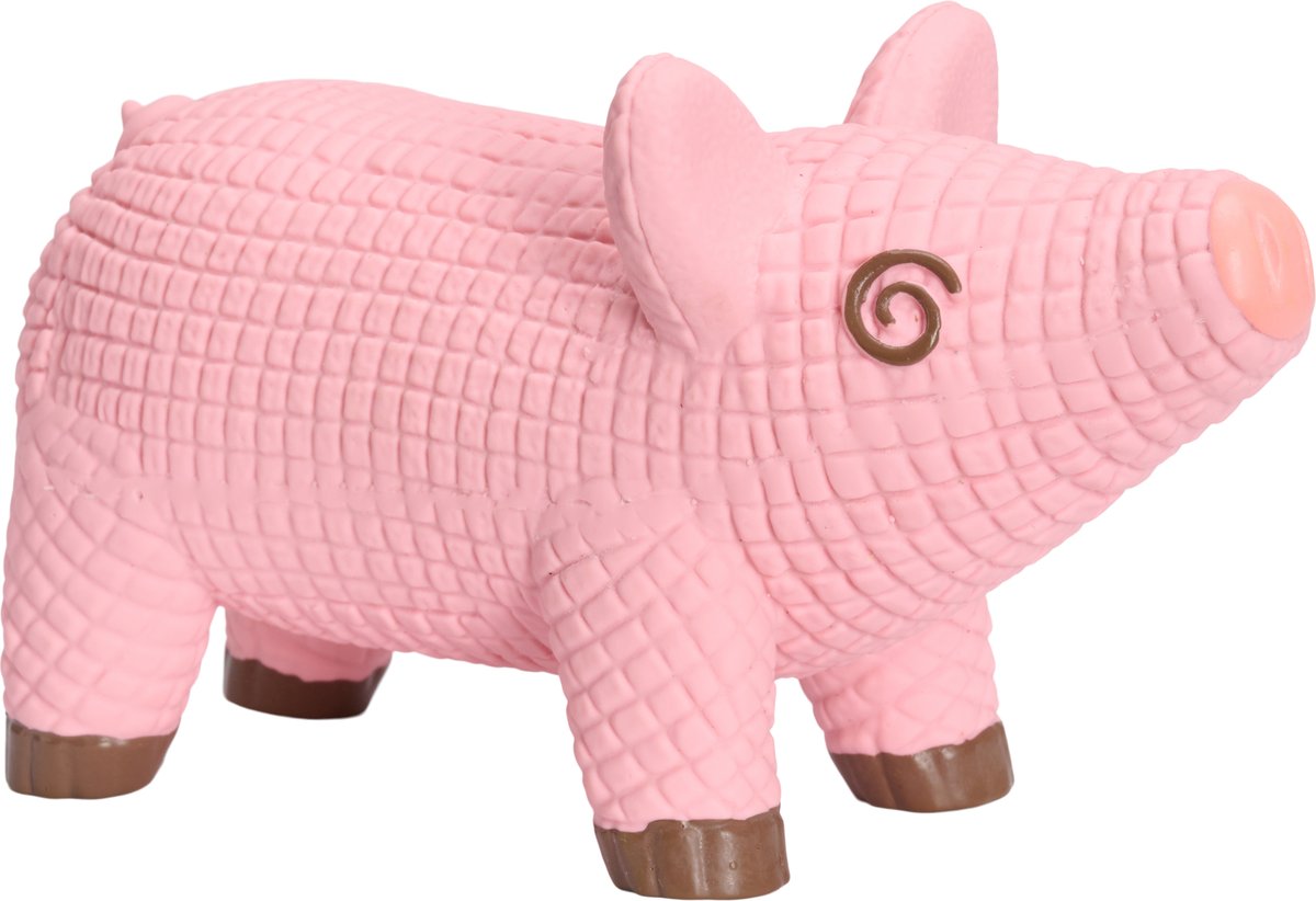 Companion latex squeaky toy, corn pig
