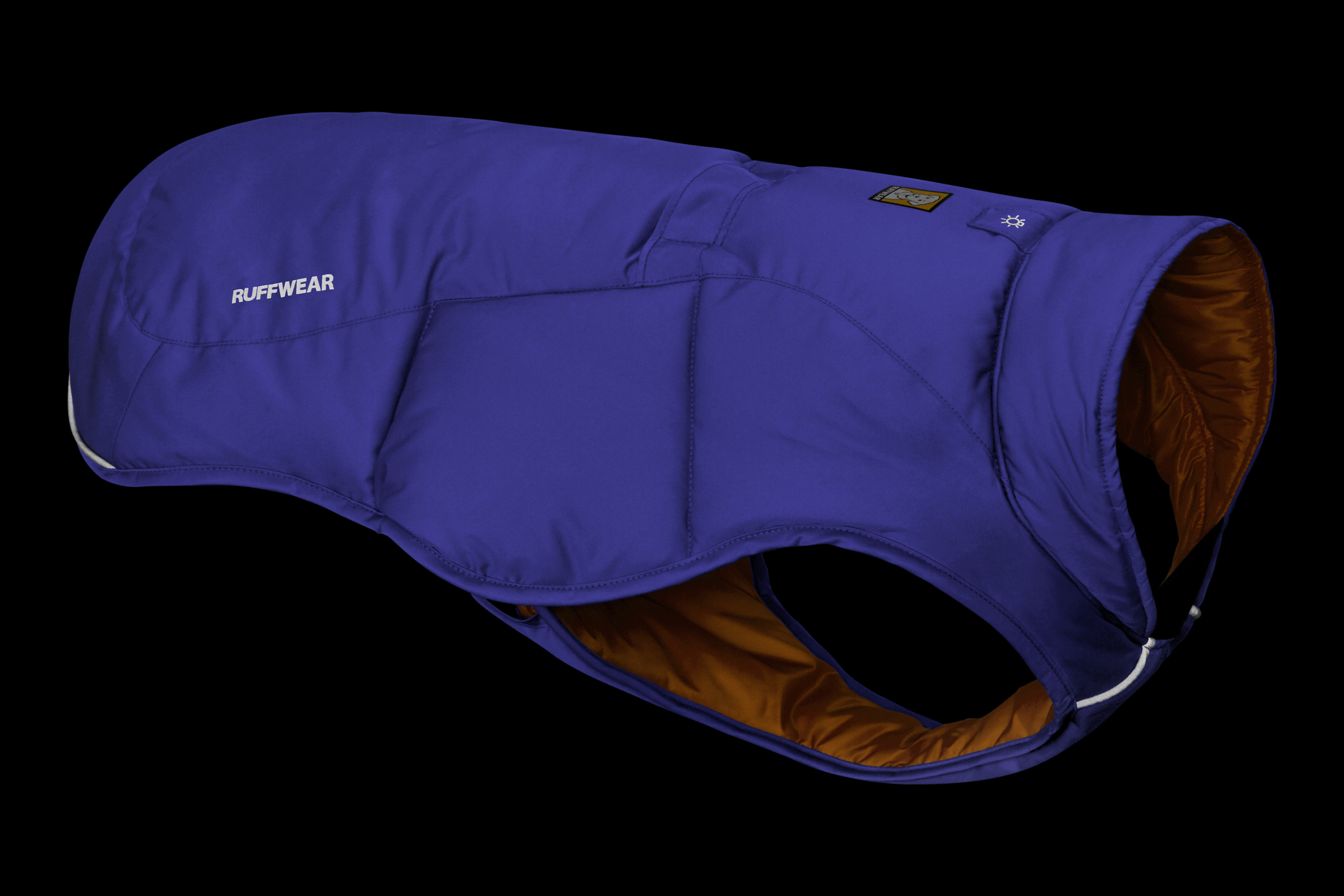 Ruffwear Quinzee Winter Dog Jacket - Huckleberry Blue - 8