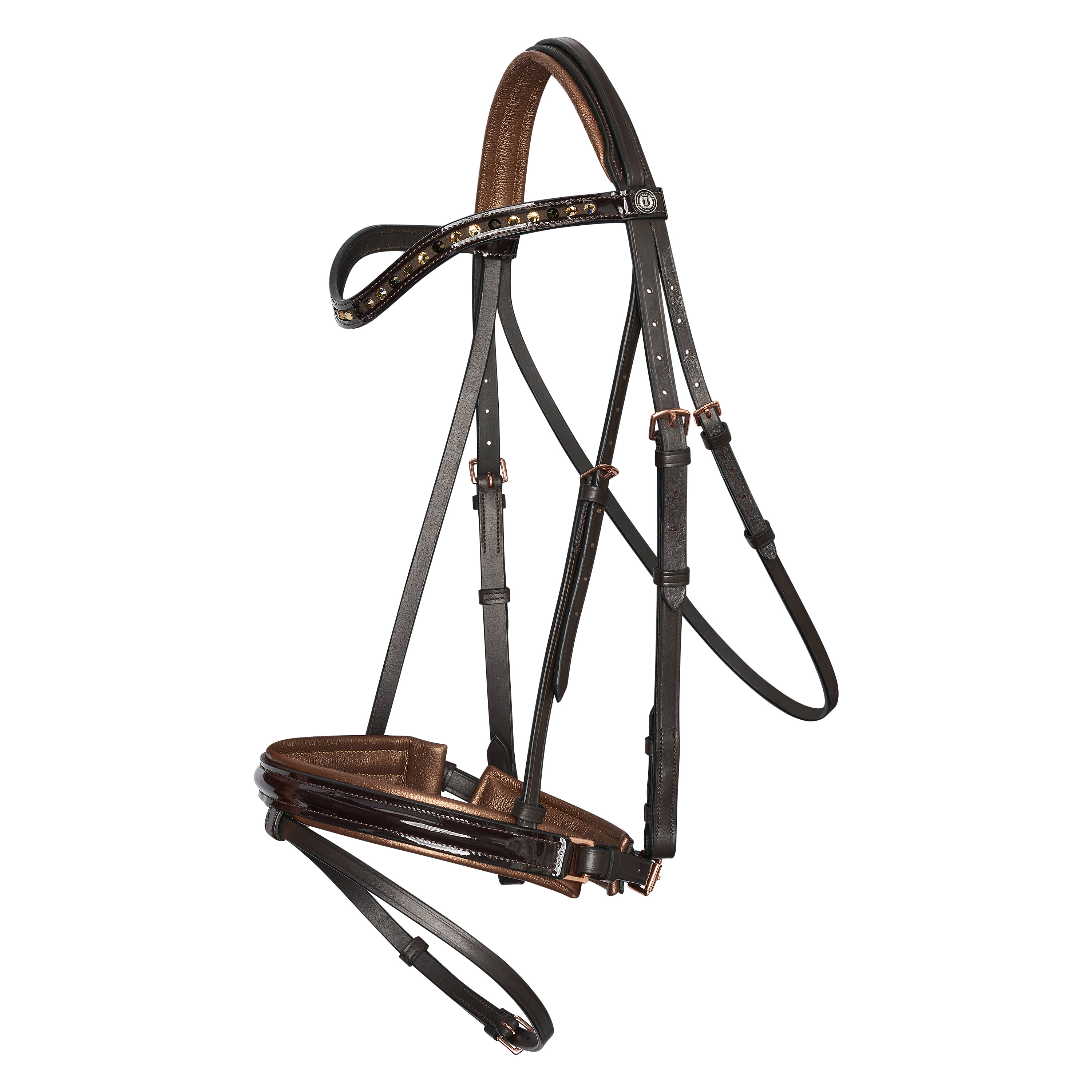 Imperial Riding Snaffle bett Di Layla Brown-Bronze - 3