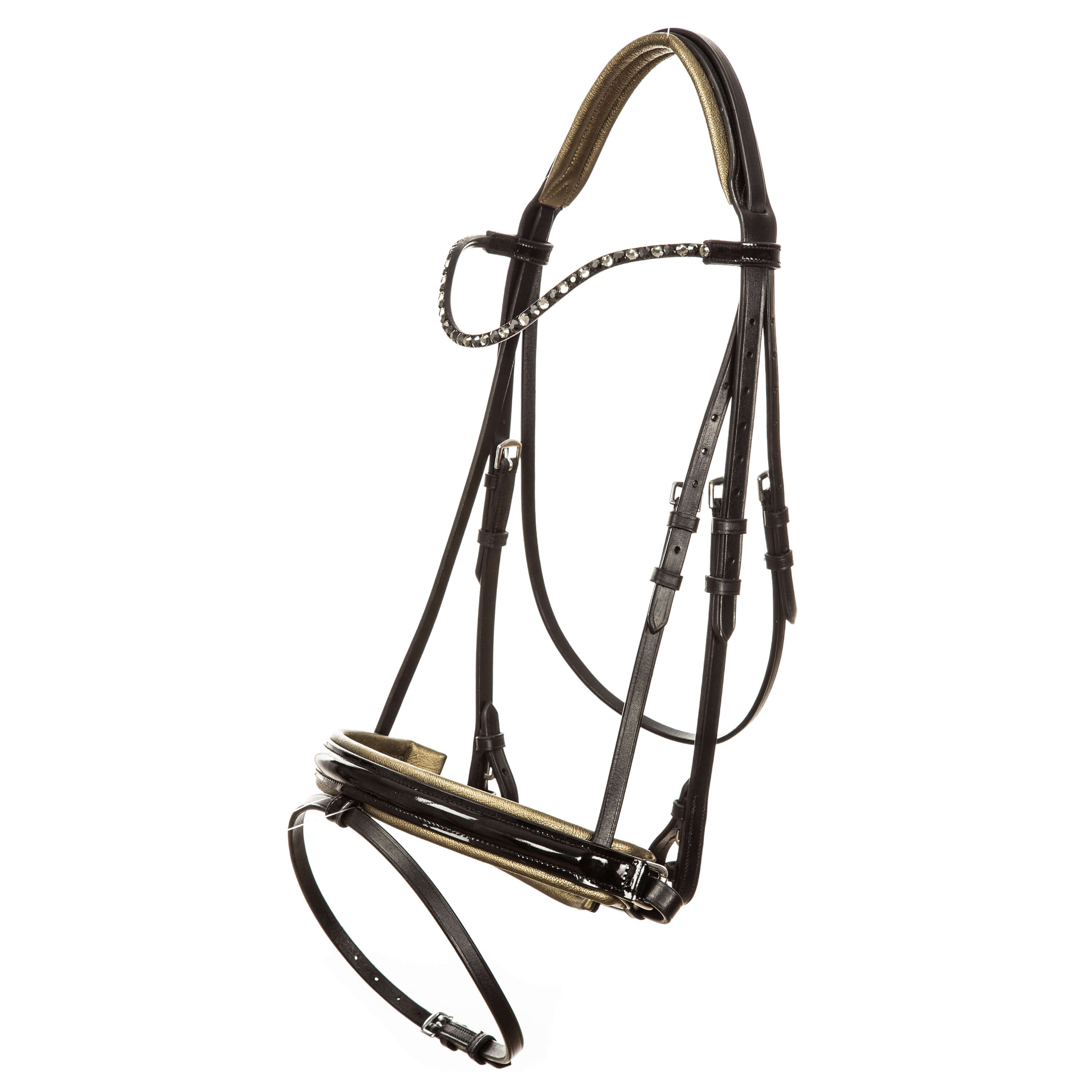 Imperial Riding Snaffle bett Di Layla Black Lack-Metallic - 2