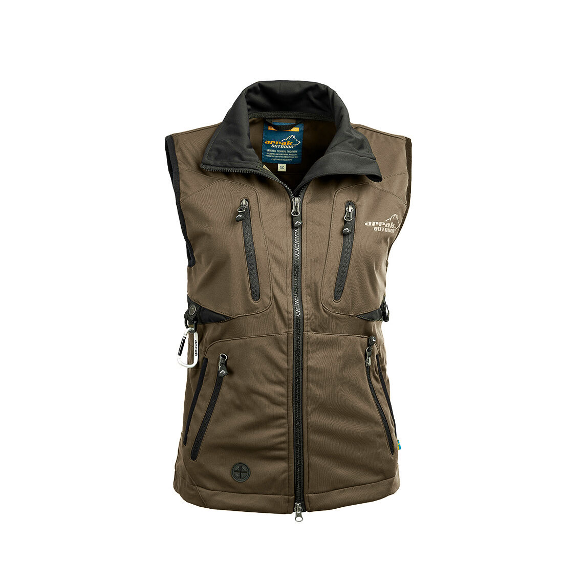 Arrak Outdoor Softshell-liivi Acadia - Ruskea, M - 4