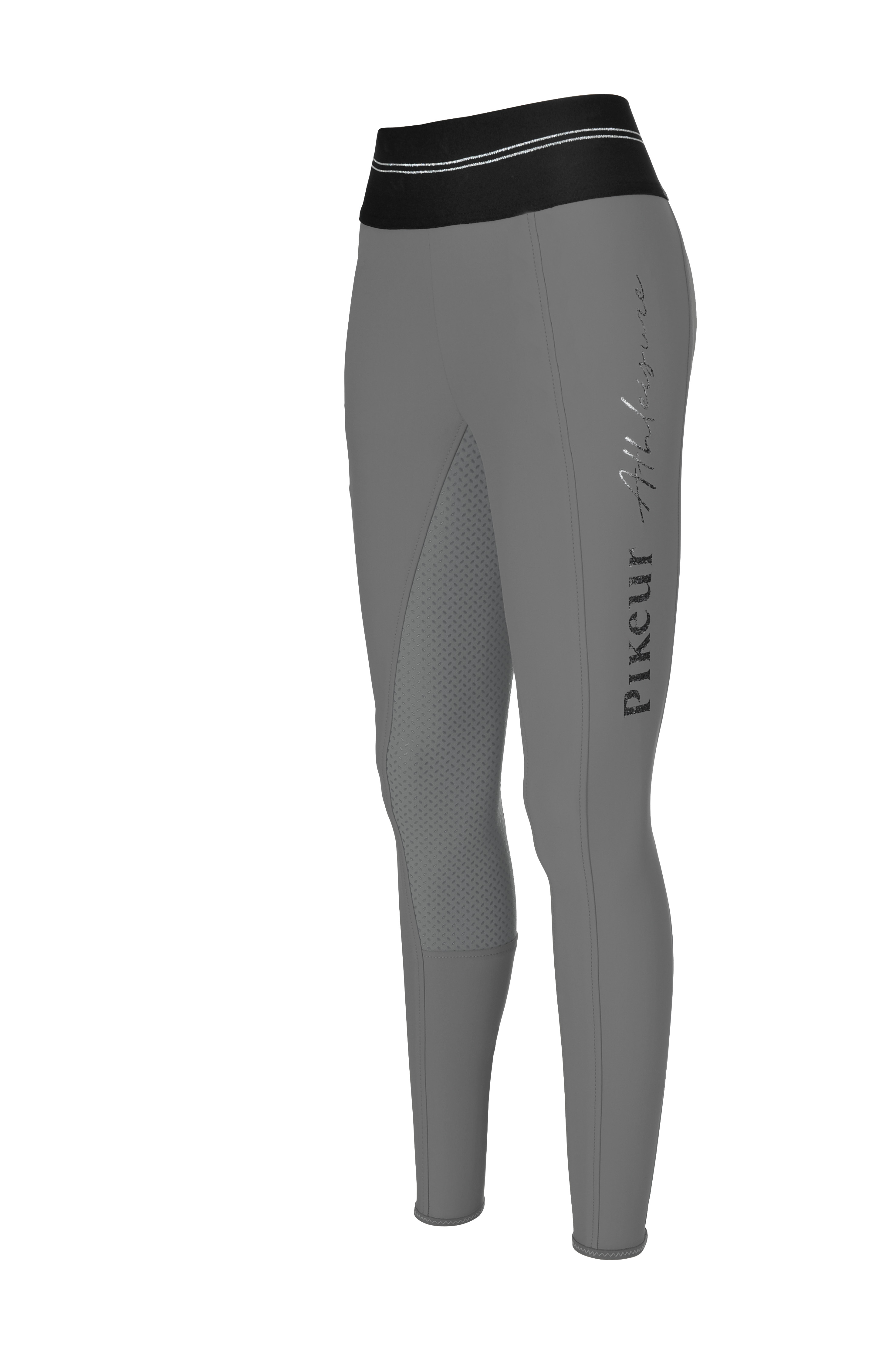 Pikeur Gia Athleisure Full Grip Ridtights - Grå (Light Grey), 34 - endast detta ex - 3