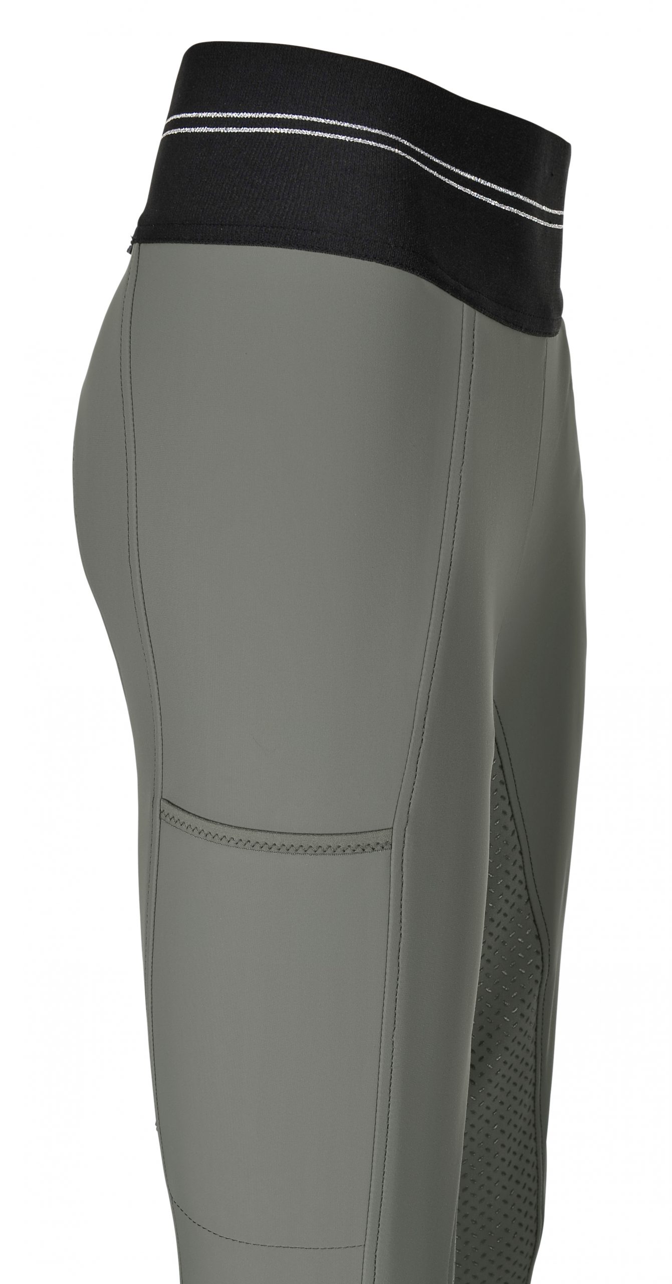 Pikeur Gia Athleisure Full Grip Ridtights - Grå (Light Grey), 34 - endast detta ex - 2