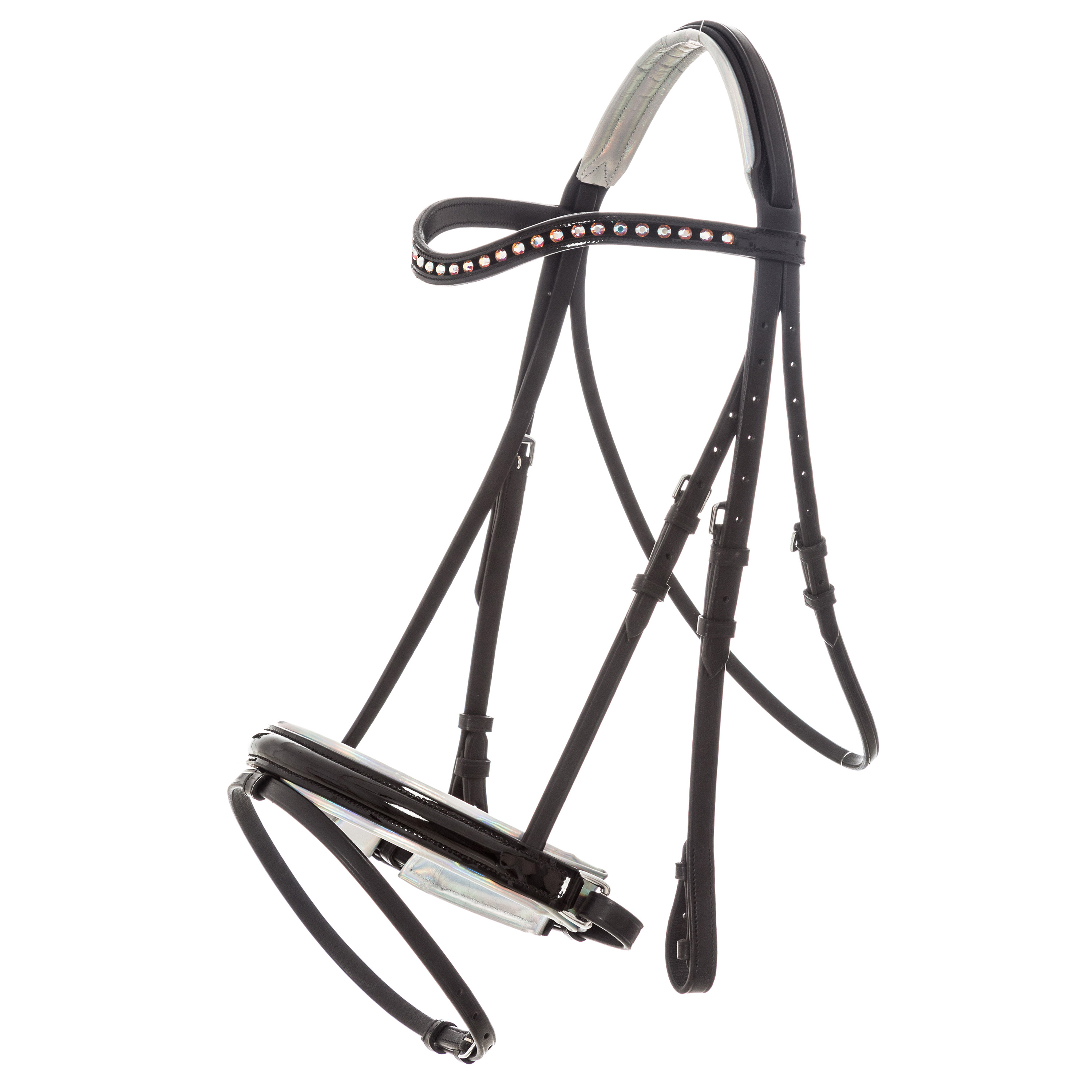 Imperial Riding Snaffle bett Di Layla Black-Black Hologram