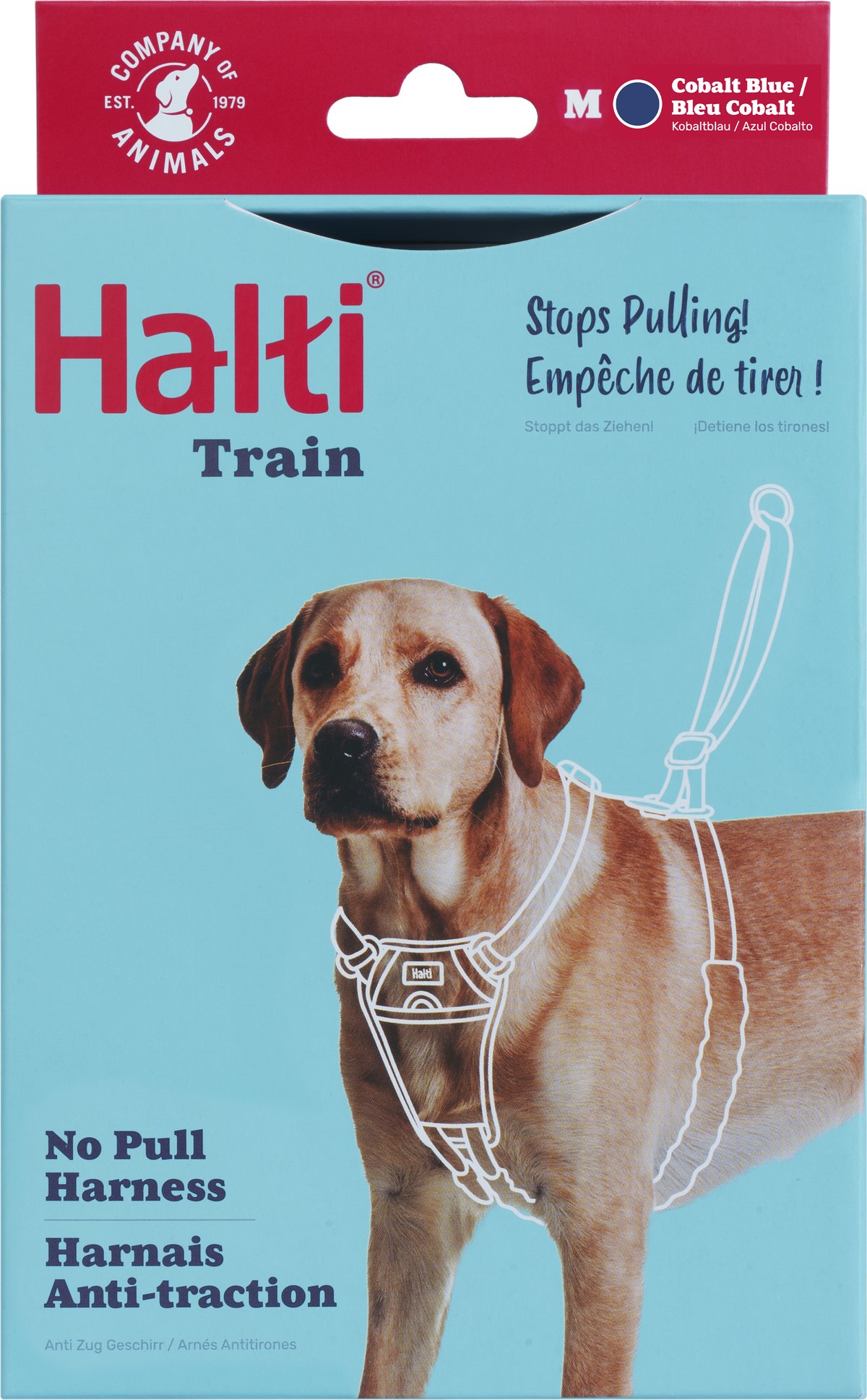 Halti No Pull hundsele - Blue - 3