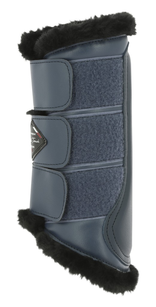 EQUITHEME 'French Touch' Closed Damasker Navy - Full size - 2
