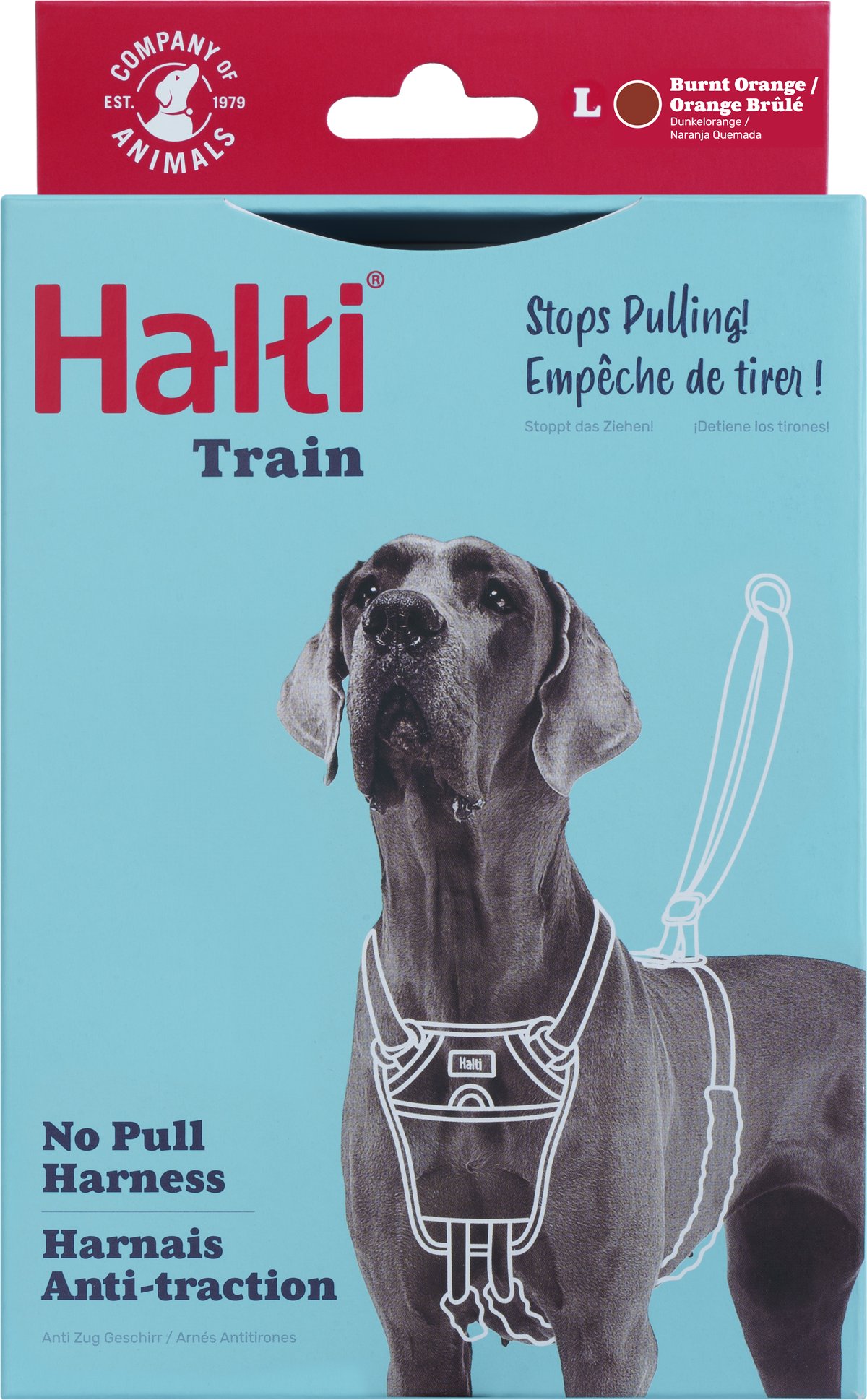 Halti No Pull hundsele - Orange - 4
