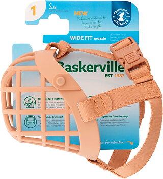Baskerville Muzzle with Wide Fit, 1