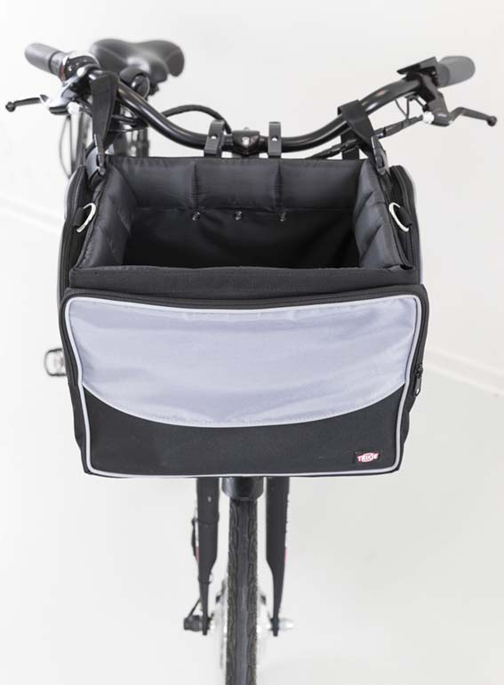 Trixie Cykelkorg Front 41x26x26cm - Svart/Grå - endast detta ex - 3