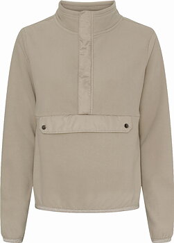 Equipage Medina Fleece Anorak - Beige Melange