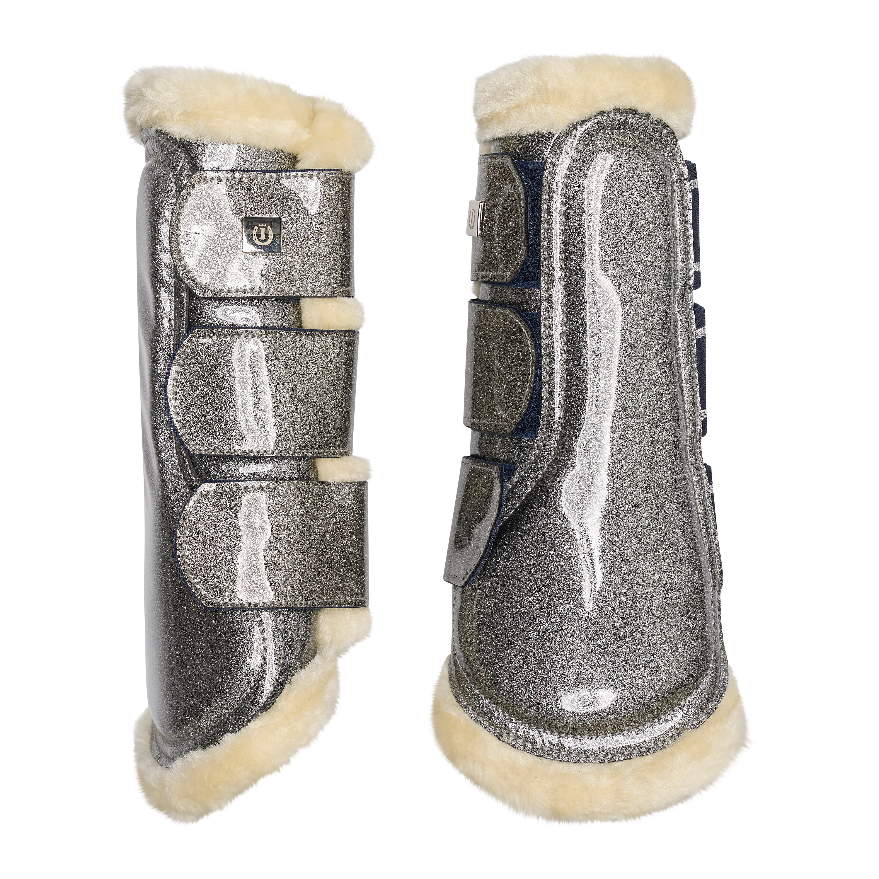 Imperial Riding Benskydd med ludd Lovely Darkgrey (Ponny)