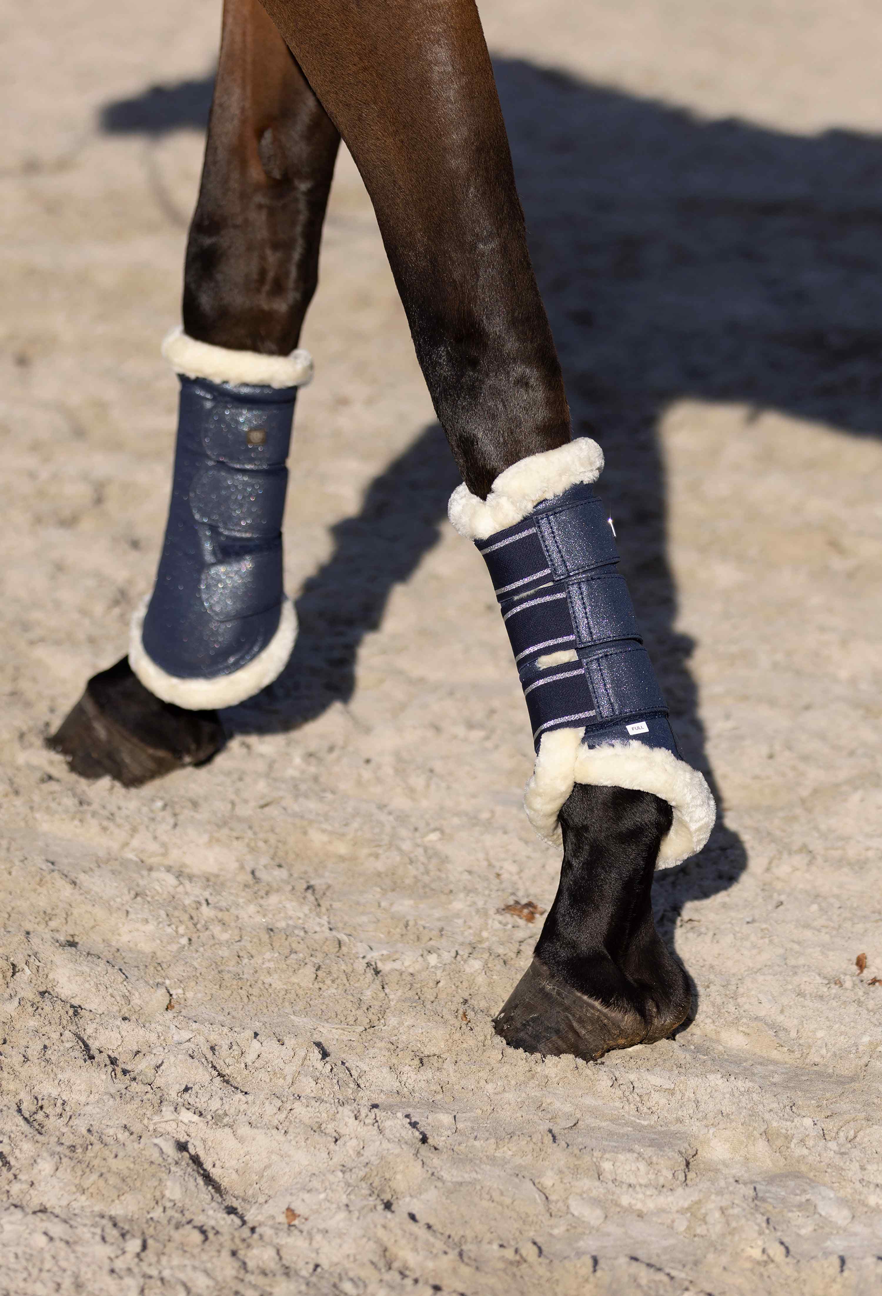 Imperial Riding Benskydd med ludd Lovely Navy (Cob)