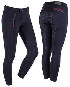 Softshell-ratsastushousut Anti-Slip Softshell QHP Kamila – Musta