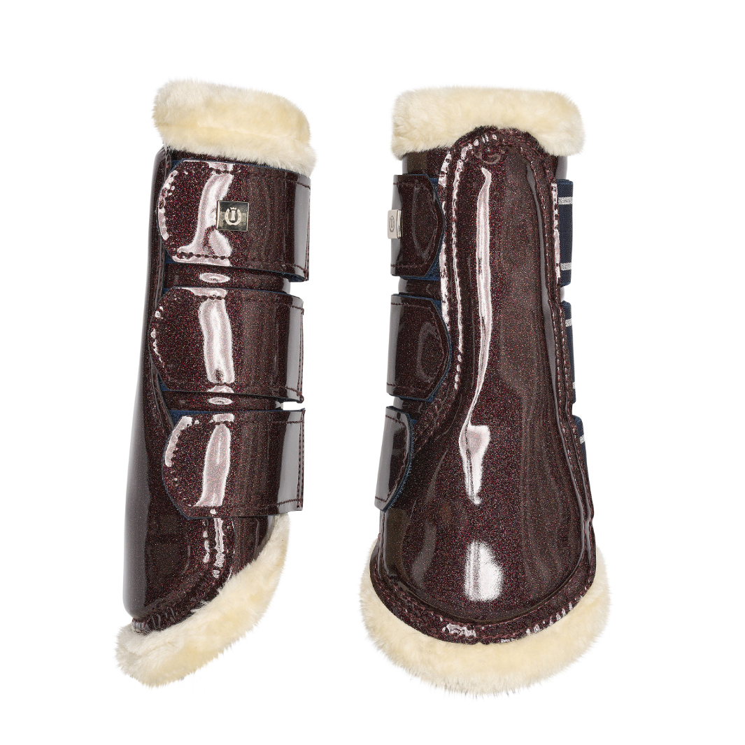 Imperial Riding Benskydd med ludd Lovely Dark Flower (Ponny)