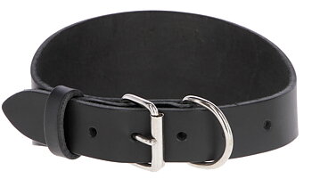 Kerbl Collar Mexica- Leather collar- Black