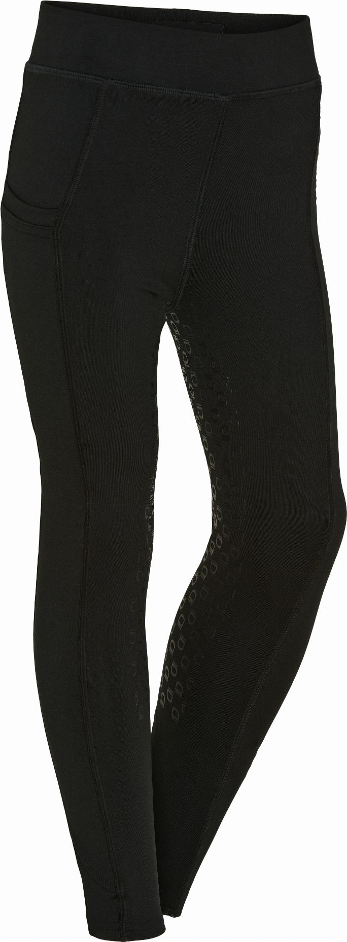 Equipage Kids Molly Ridtights, Full Grip - Svart (92)