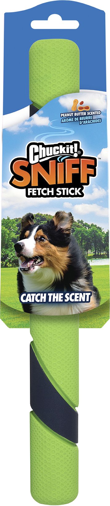 CHUCKIT Sniff Fetch Stick maapähkinävoi - Green - 2