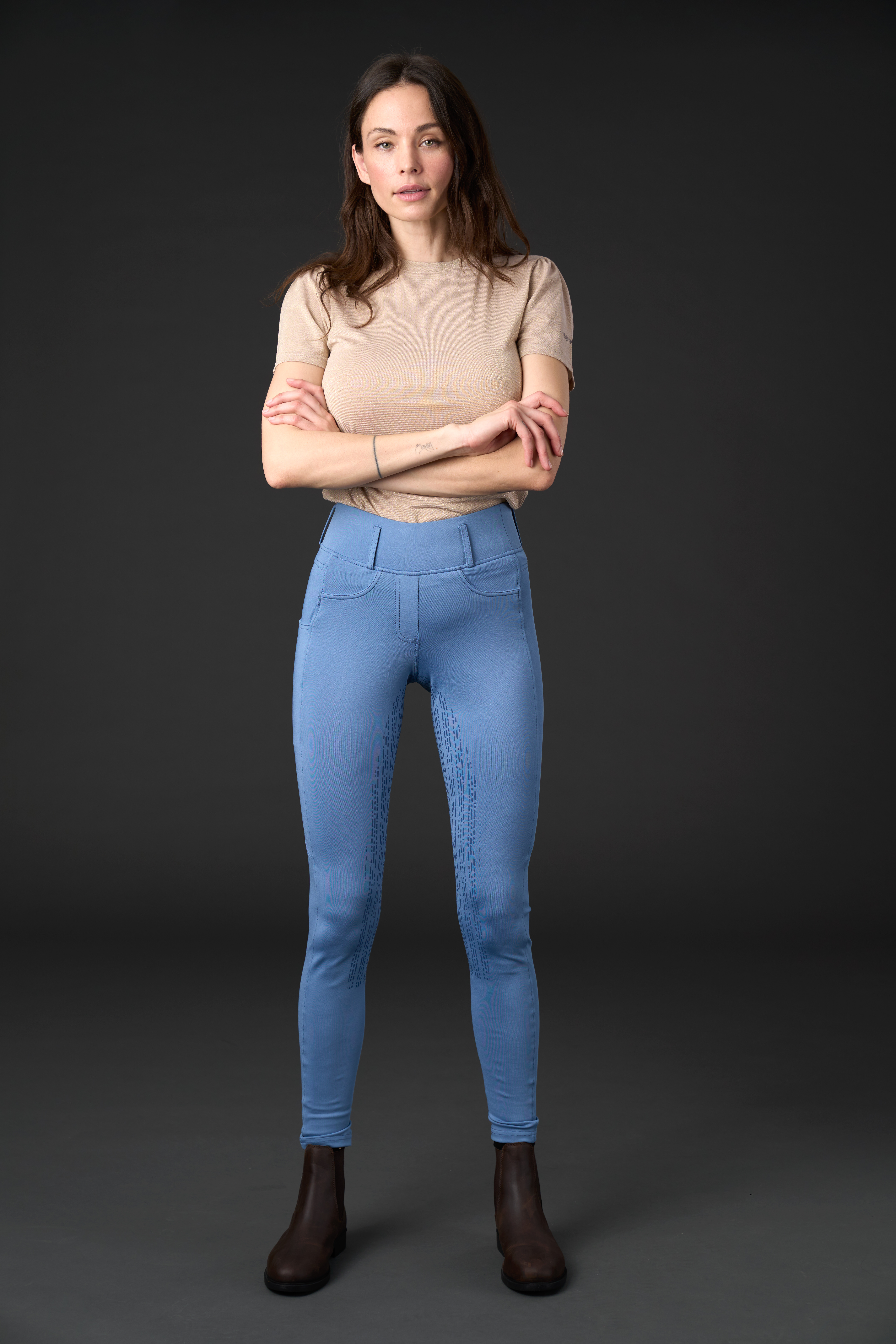 Equipage Kalea Reitleggings, Vollbesatz - Coronet Blau - 3