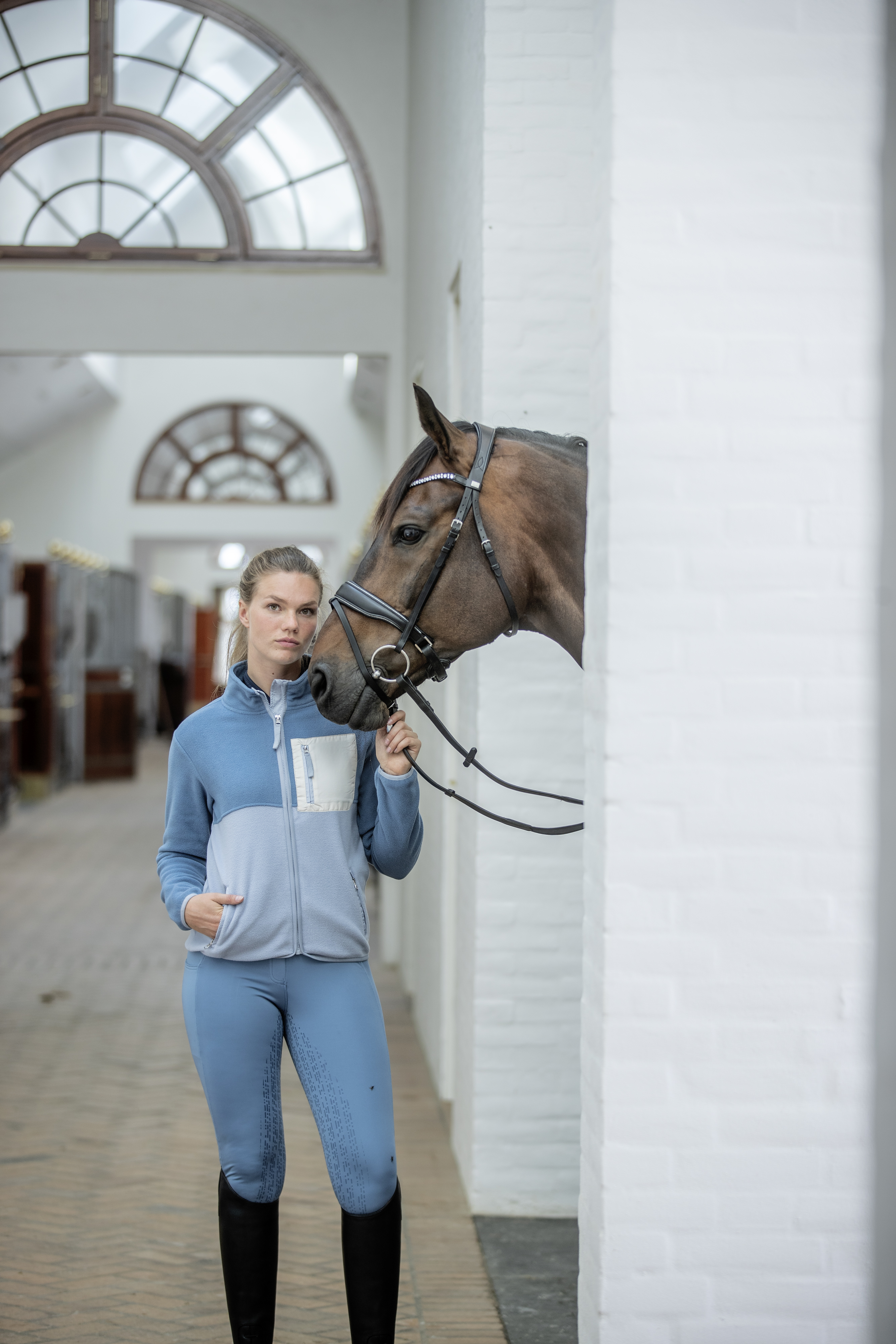 Equipage Kalea Reitleggings, Vollbesatz - Coronet Blau - 5