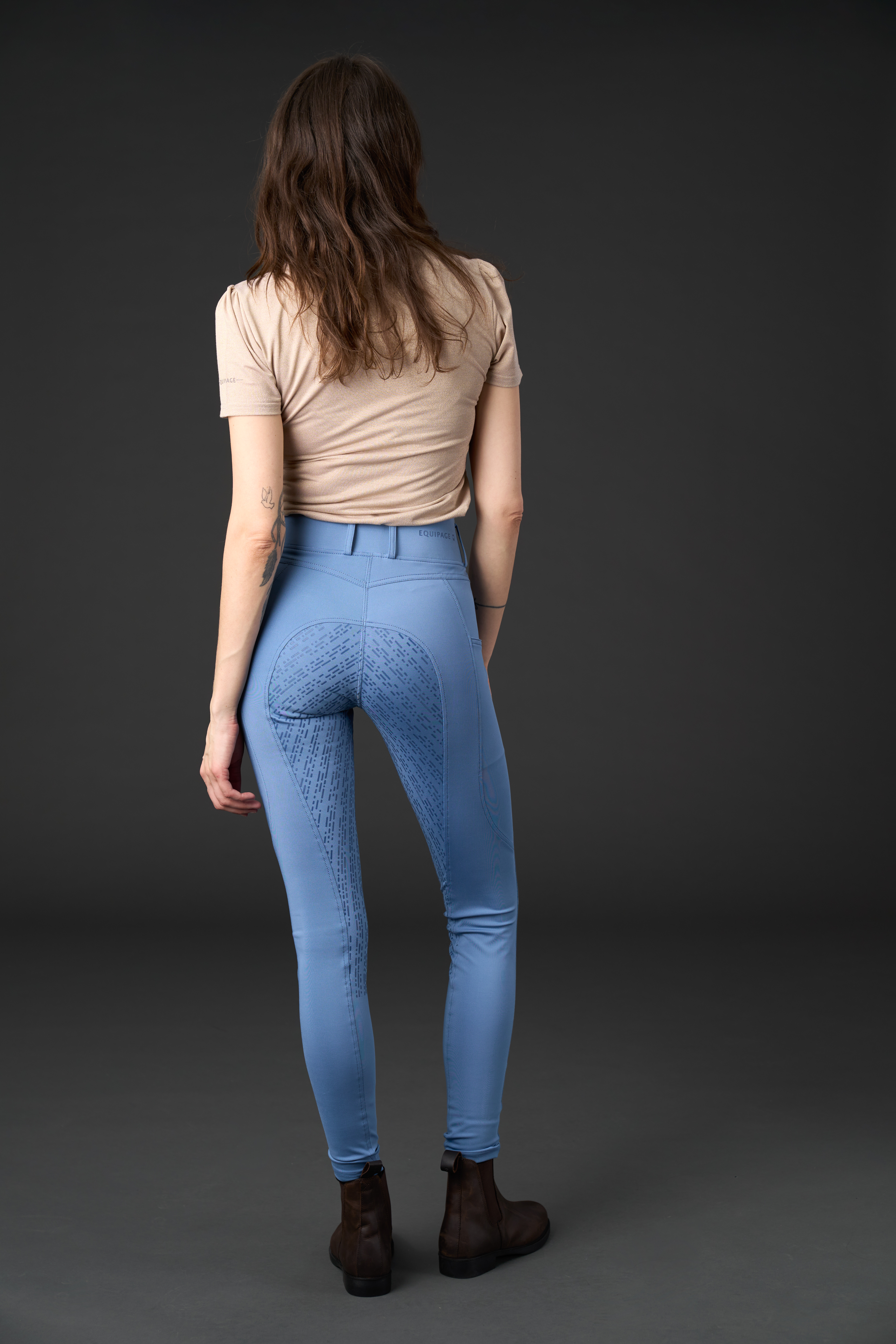 Equipage Kalea Reitleggings, Vollbesatz - Coronet Blau - 4
