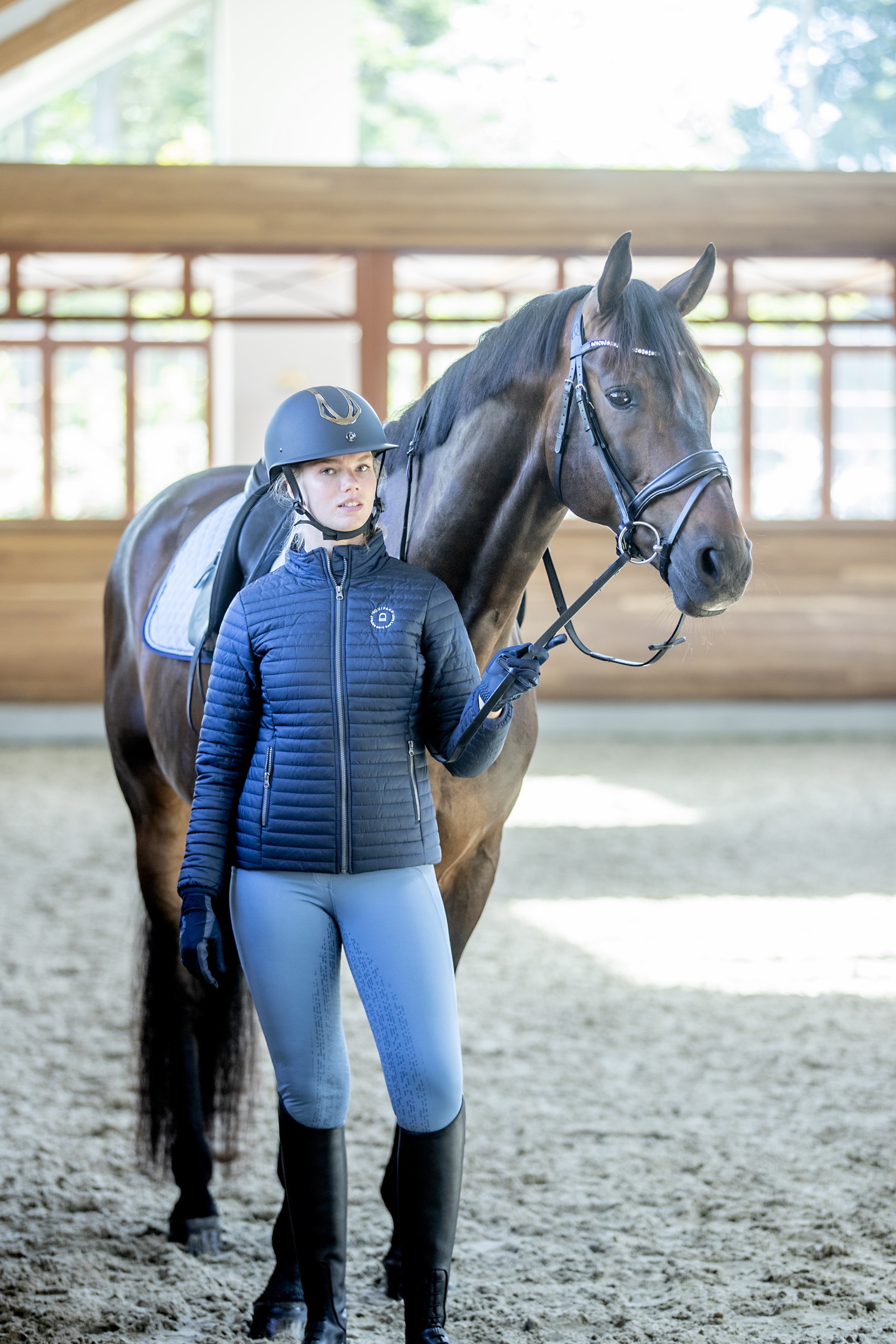 Equipage Kalea Reitleggings, Vollbesatz - Coronet Blau - 7