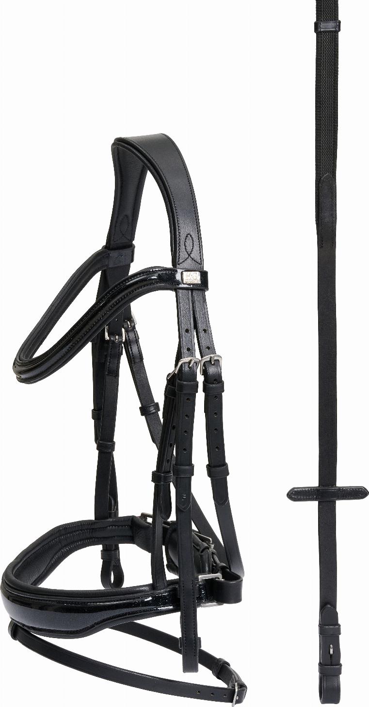 HorseGuard Cryll 24.1 Pullback Aachenträns - Svart (PONY)