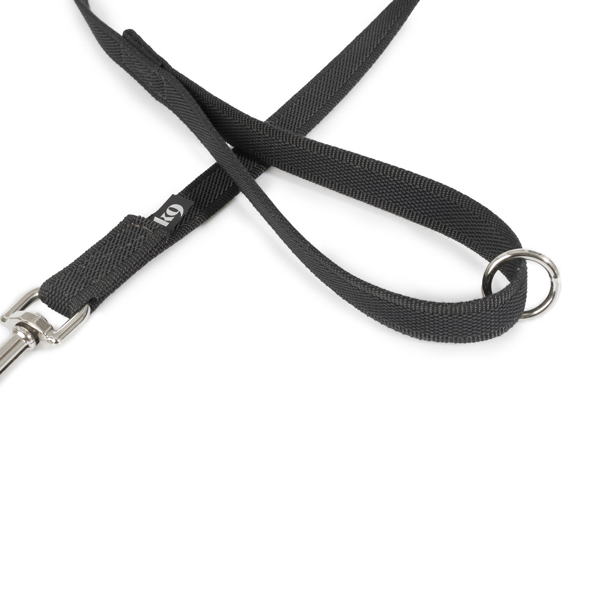 Julius-K9 C&G Super Grip leash with handle and O-ring - Black/Grey - 3