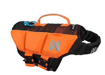 Non-Stop Dogwear Protector Life Jacket - Black/Orange  